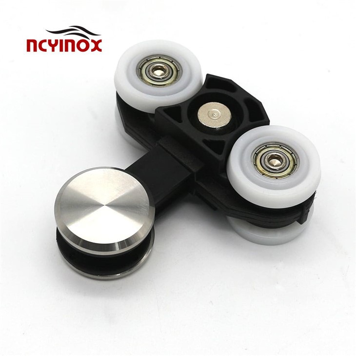 Sliding Wheel Systems Tempered Glass Sliding Door Hanger Roller Hanging Wheels Door Roller Wheel